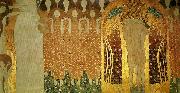 Gustav Klimt beethovenfrisen oil painting